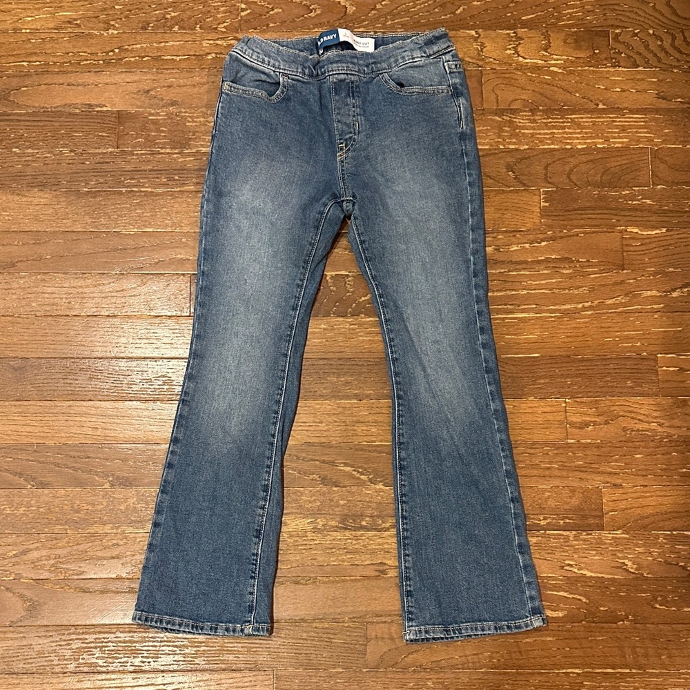 Girls Old Navy Pull on Boot Cut Jeans, Size 10-12